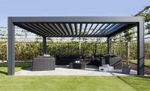 Gazebo Aluminium Sentuhan Modern untuk Taman Lebih Menawan Gazebo Aluminium