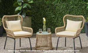 Kursi Taman Rotan Berkualitas untuk Menunjang Keindahan dan Kenyamanan Kursi Taman Rotan
